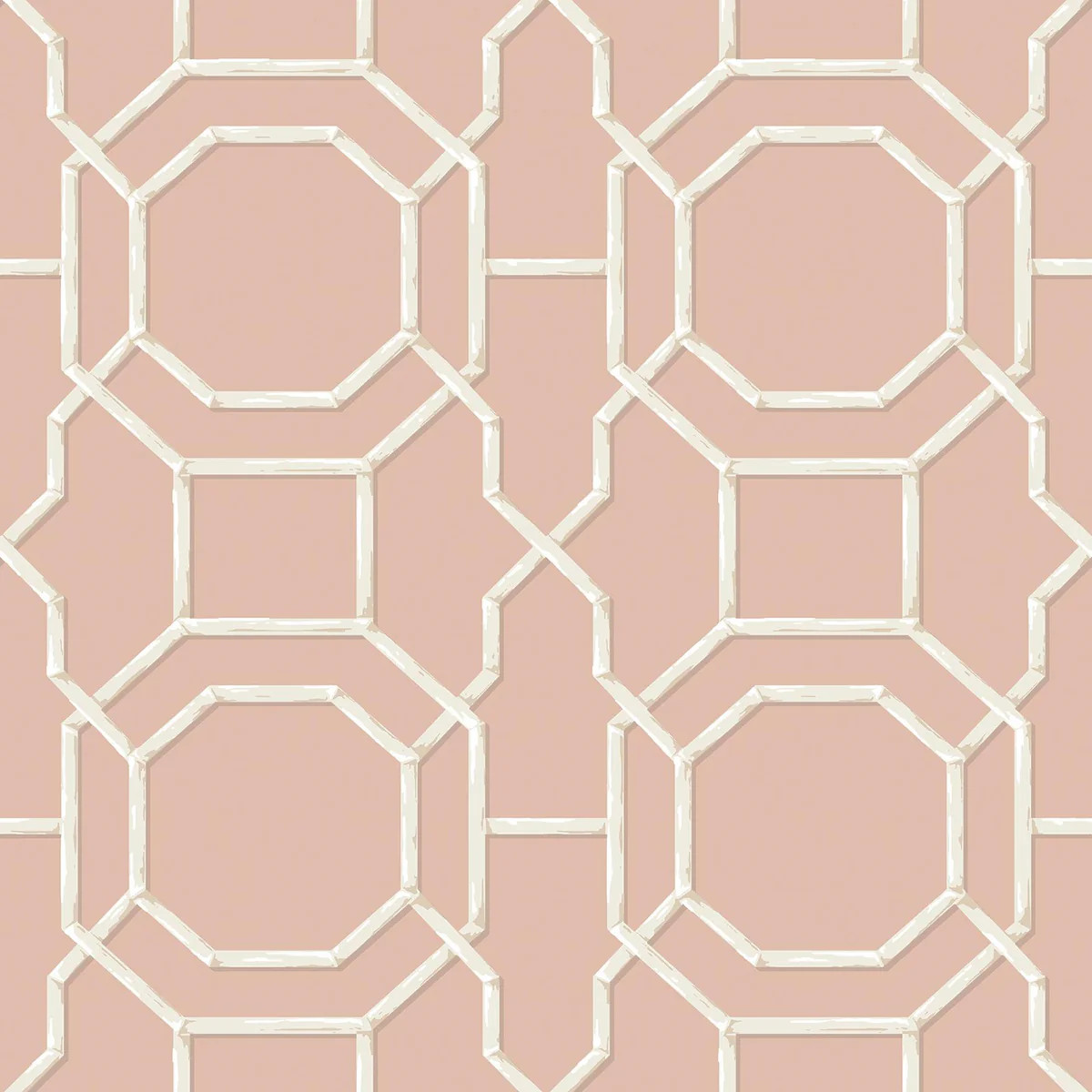 York Sanya Salmon Peel & Stick Wallpaper | DecoratorsBest