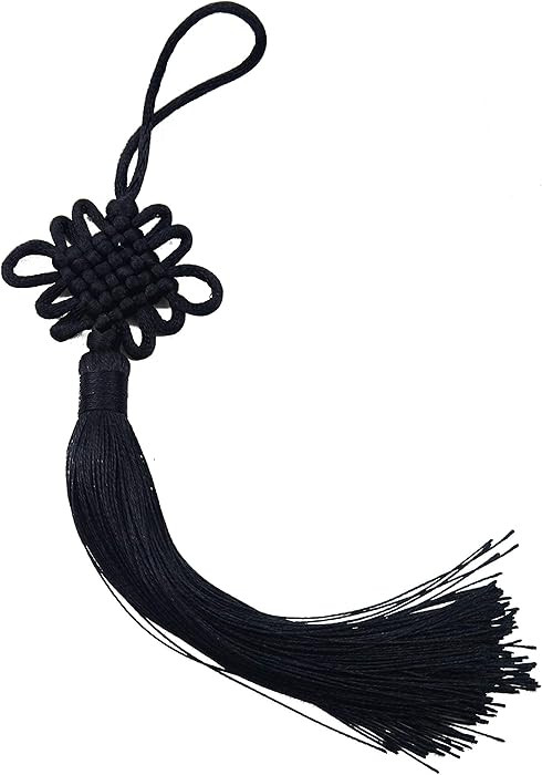 10pcs 8.5 Inch Handmade Silky Floss Chinese Tassel with Satin Silk Made Chinese Knots for Door an... | Amazon (US)