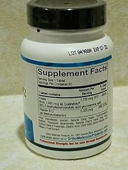 Amazon.com: Ortho Molecular - Methyl B12 - 60 Tablets : Health & Household | Amazon (US)