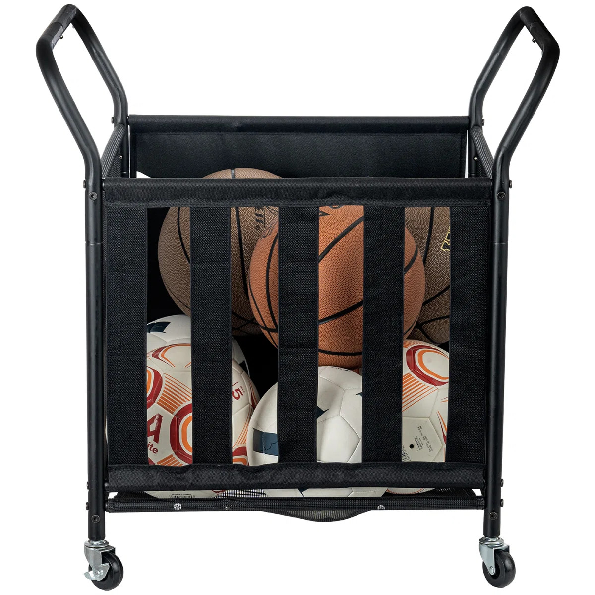 Home Gym Multi Sports Ball Storage Rolling Cart | Wayfair North America