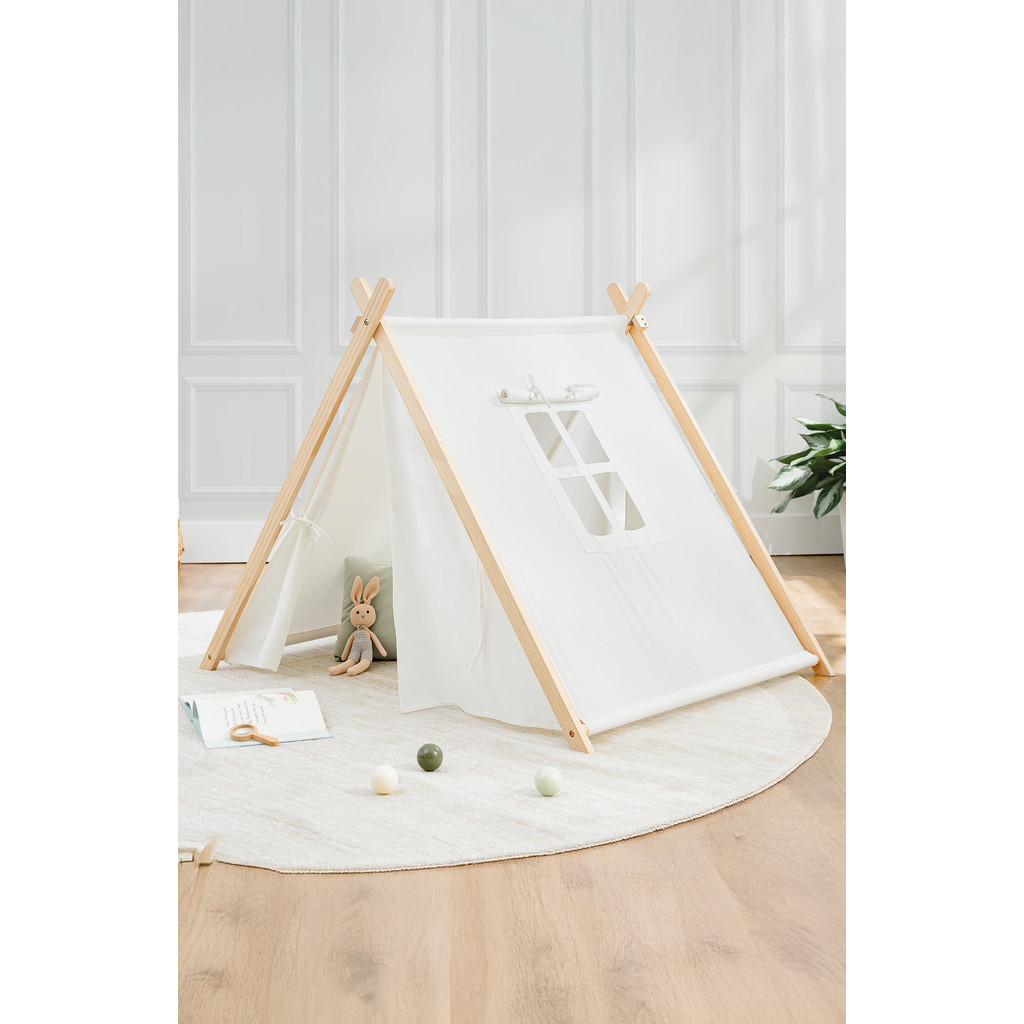 Comfy Cubs Kids Indoor Play Tent in Natural Wood at Nordstrom | Nordstrom