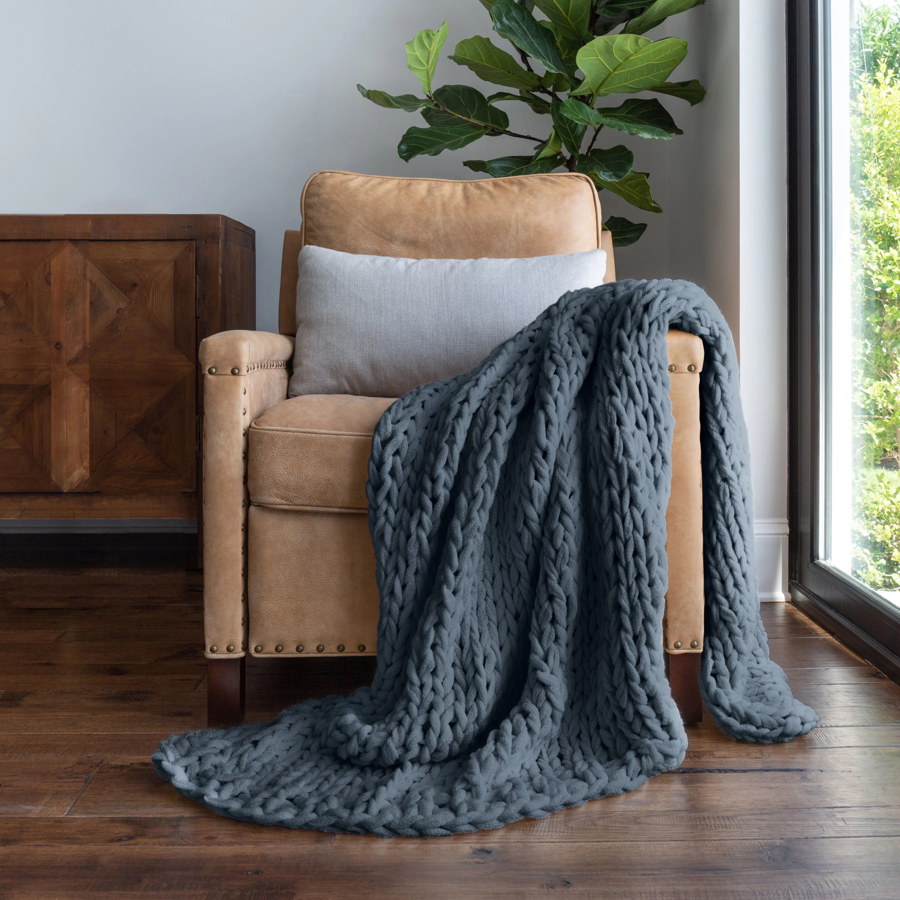 Oversized Chunky Knit Throw Blankets - Linens & Hutch | Linens and Hutch