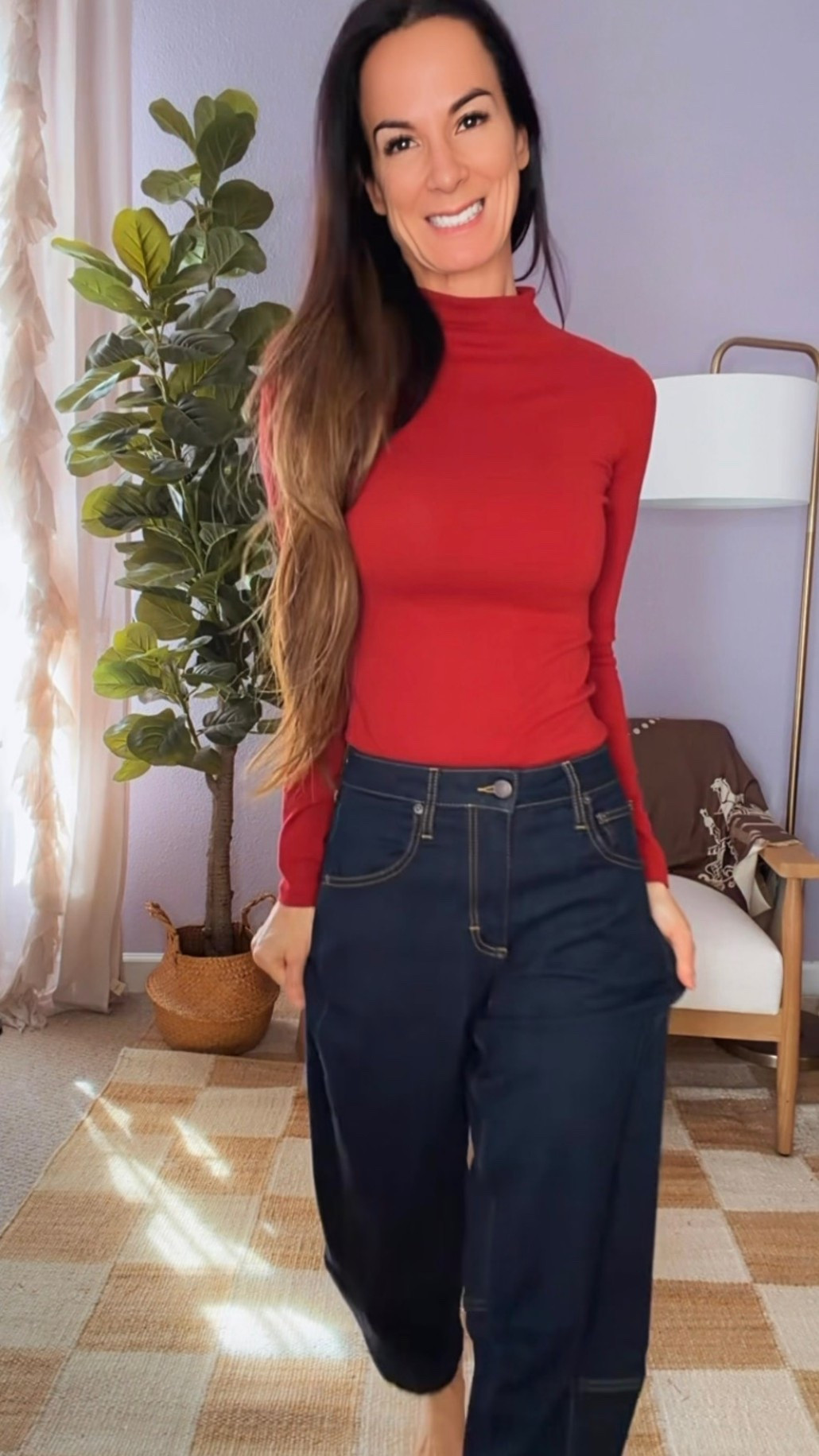 Dark denim, but make it fun. 👖❤️
A pop of color + polka dots = instant outfit upgrade. And can we talk about this jacket for a second?! Because she understood the assignment and then some. 😍

Proof that classic staples don’t have to be boring — just add a little personality and let the outfit do the talking.

Wearing XS jacket and tee, 2 in denim

Nicole Colee, free people, polka dots, #NicoleColeeStyle #StyledByNicole #DenimDoneRight #PolkaDotMoment #EverydayChic 



#LTKgrwm #LTKootd #LTKHoliday