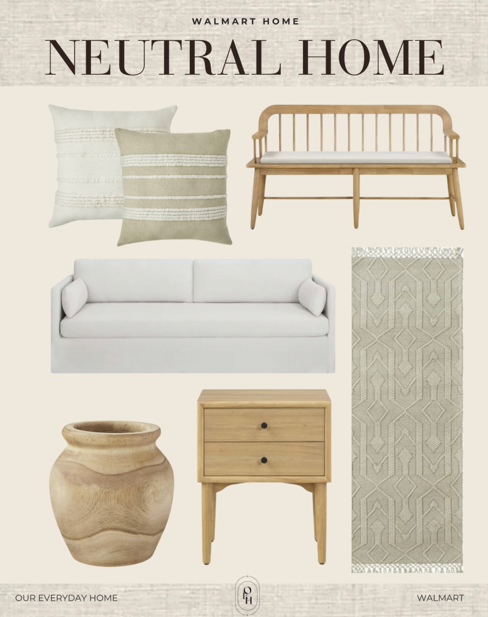 Walmart home neutral home decor finds! 

#LTKGiftGuide #LTKhome #LTKsalealert