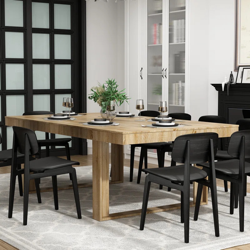 Rectangular Wood Grain Dining Table | Wayfair North America