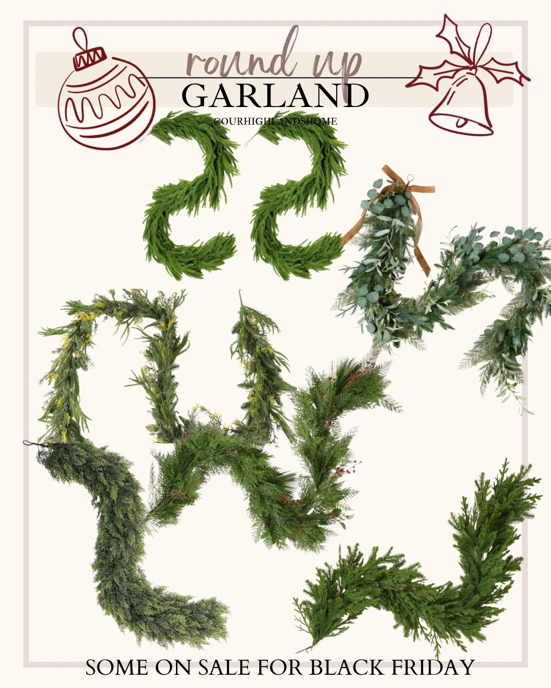 GARLAND! some on sale still #LTKCyberWeek

#LTKHoliday #LTKHome