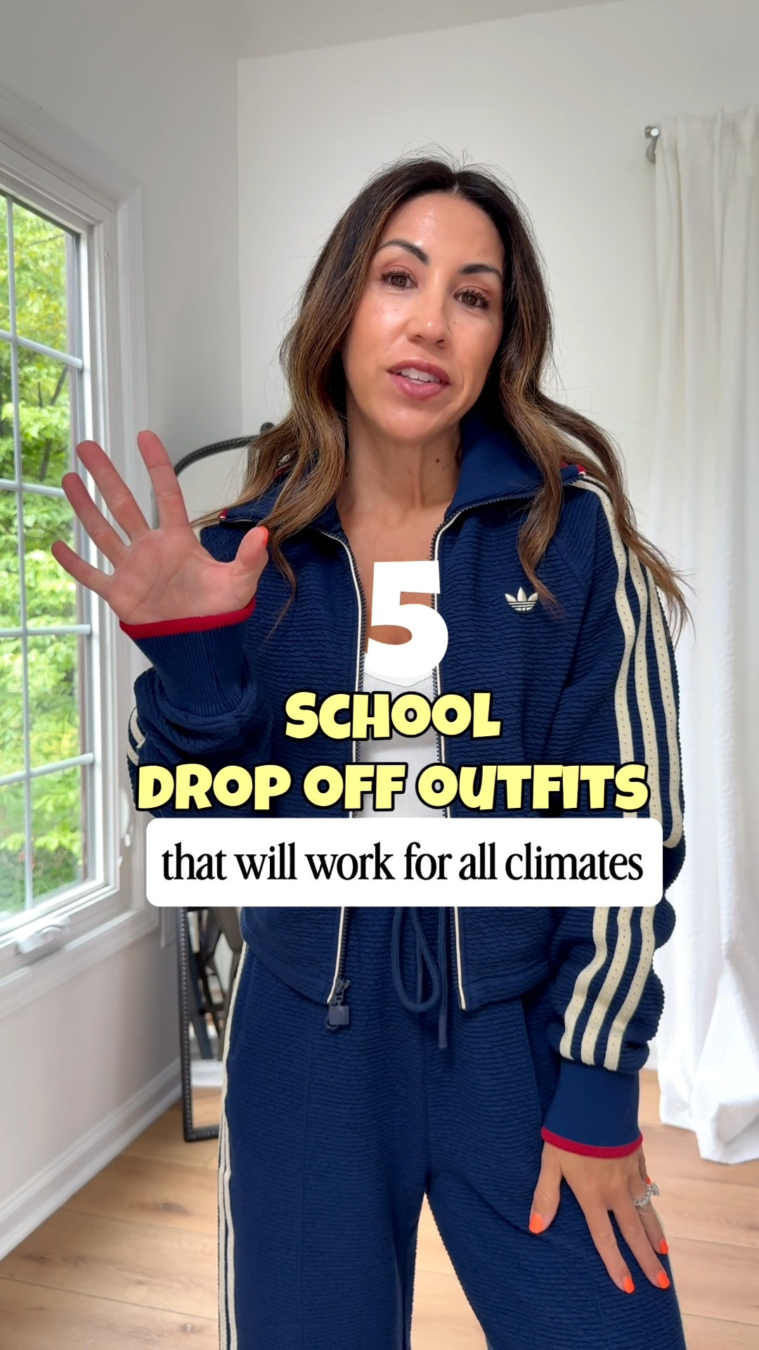 Sometimes the only time I leave the house is for school pickup. So yes, I like to look cute. 5 mom outfits from @adidas that are perfect for school pickup, errands, running the kids to sports and beyond. And I mean are you kidding me @adidas? These comfy outfits are next level! A little throw back style mixed with modern updated trends. Not looking forward to summer ending but definitely excited for outfits like these. #adidaspartner #createdwithadidas

Sweatshirts small. Shorts small. Cropped pants small. Leggings XS. Adidas sneakers size down half.

#LTKOver40 #LTKPetite #LTKActive