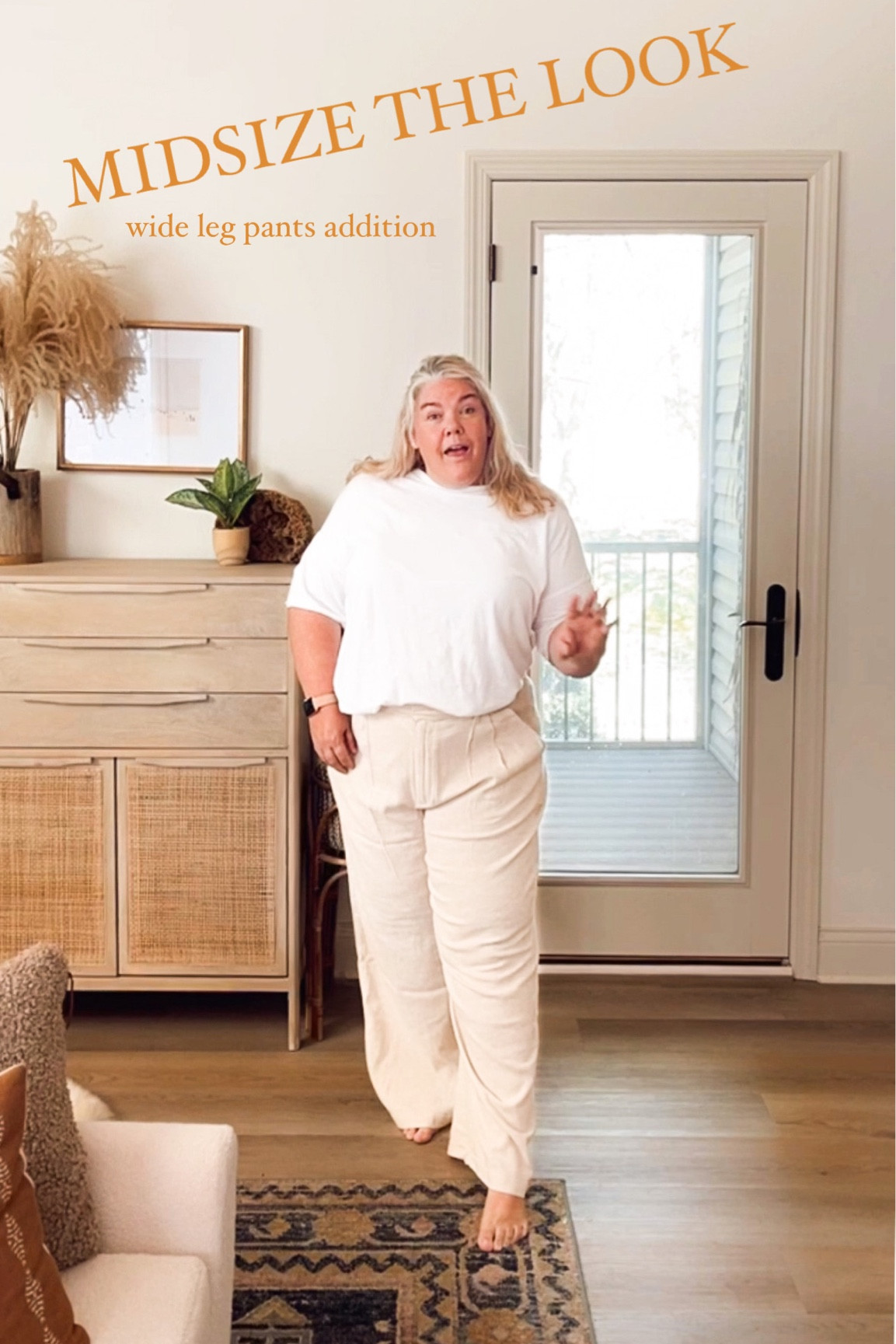 Wide Leg Trousers W/Pleats…
If you are on the curvy side you may have questioned if they are for you? THEY ARE!! This linen pair from Hollister are perfect on my size 16 body! I’m 5’4” so I got them in a Short length. Paired with a boyfriend Tee it hits weekend casual perfectly! #midsize #midlifewomen #widelegpants #springlooks#summerlooks #casualstyle

#LTKstyletip #LTKcurves #LTKSeasonal