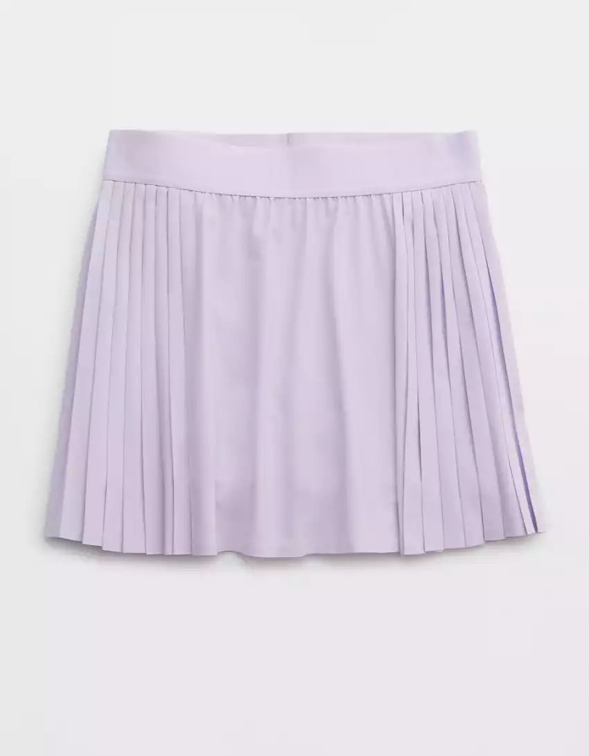 OFFLINE By Aerie Goals Logo Pleated Skirt | Aerie