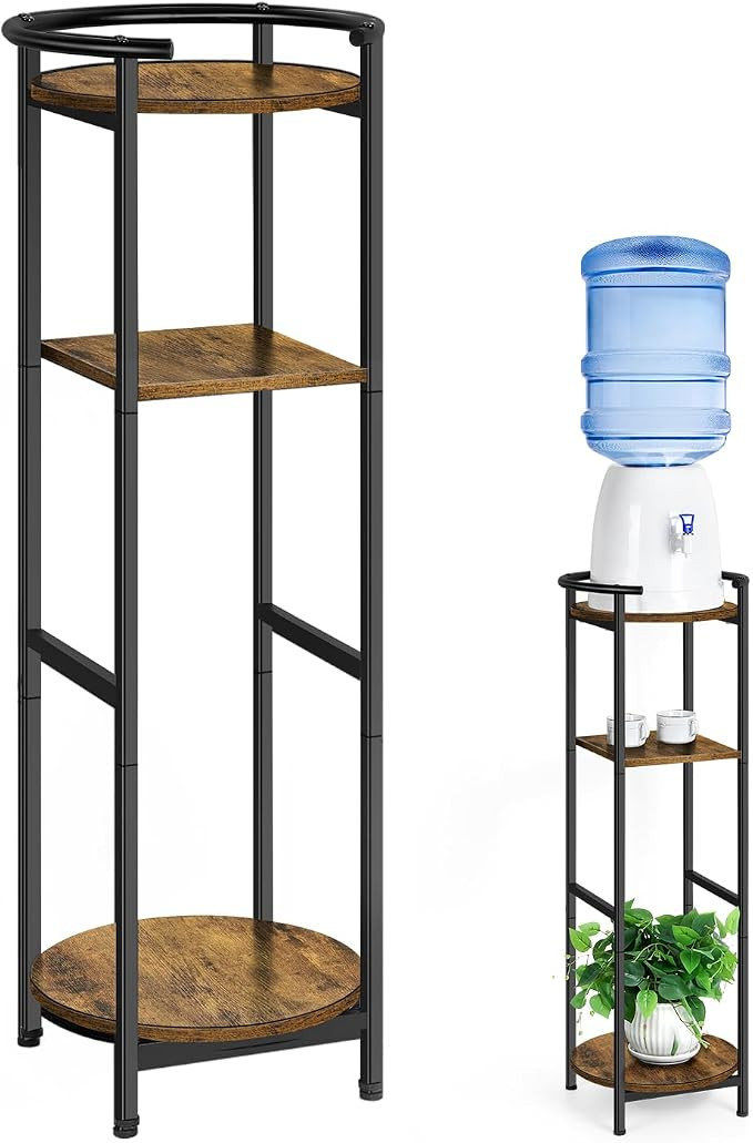5 Gallon Water Dispenser Jug Stand 3-Tier Drink Beverage Dispenser Holder with Storage Shelf, 36.... | Amazon (US)