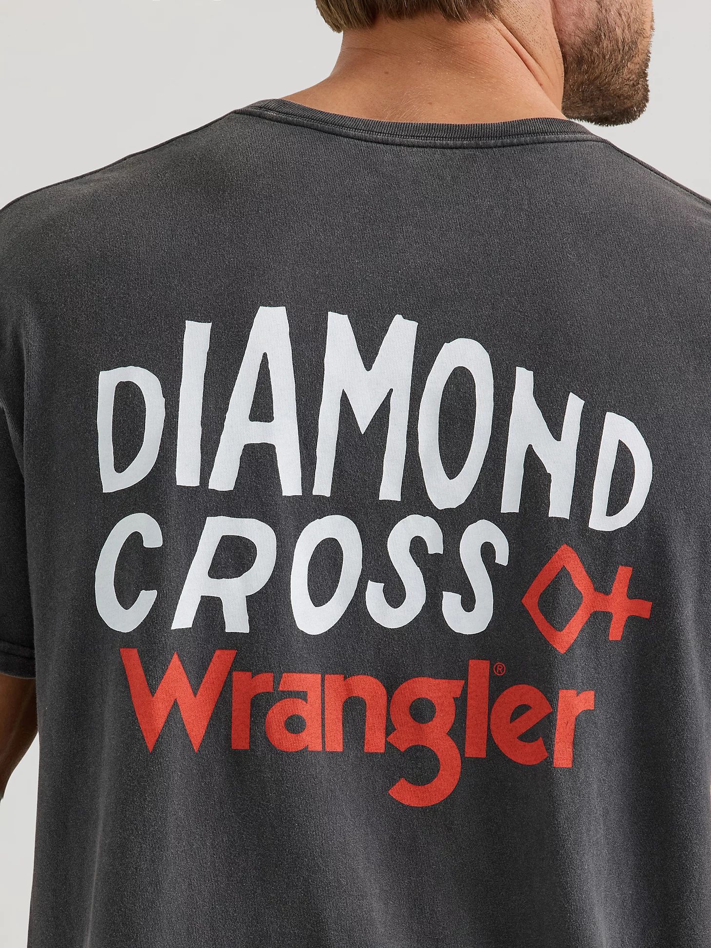 Wrangler x Diamond Cross Giddy Up Tee in Jet Black | Wrangler