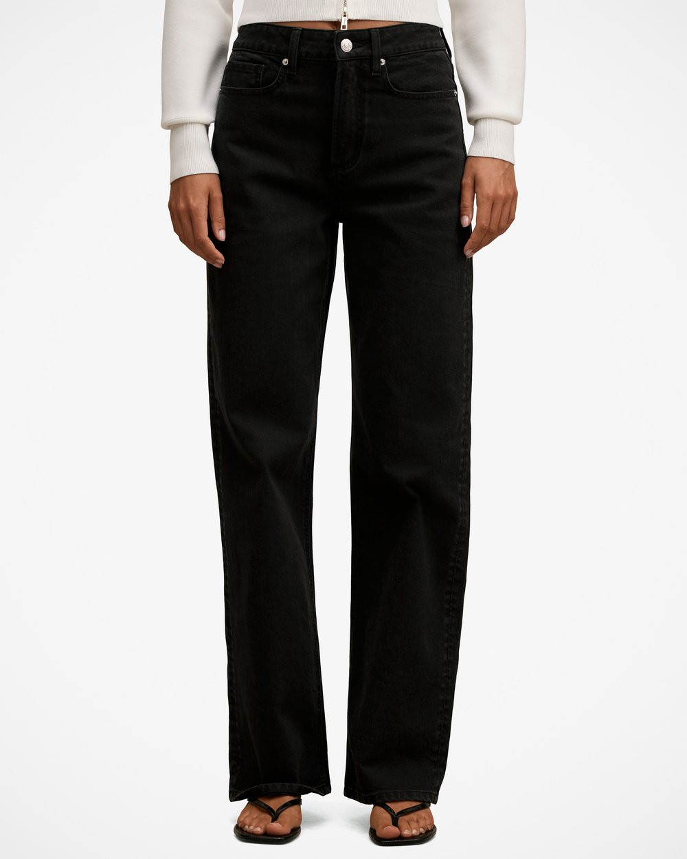 Nicki Mid Rise Straight Jeans | THE ICONIC (AU & NZ)