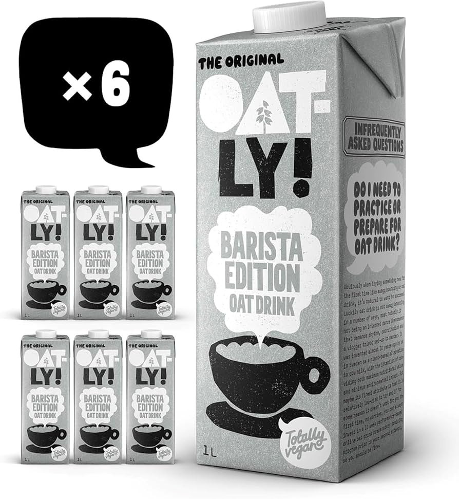 Oatly Barista Oat Drink Long Life 6x1Litre | Amazon (UK)