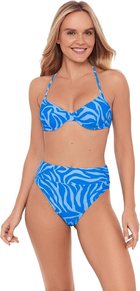 Sports Illustrated Women's X-Back Underwire Bikini Top | Amazon (US)