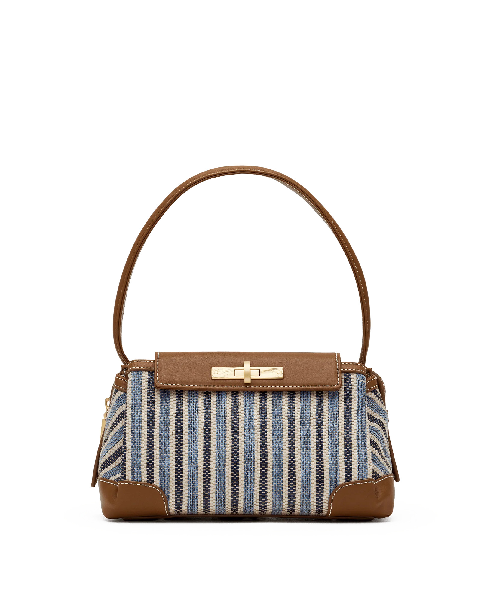Charlotte | Cabana Blue/Brushed Gold | Med 840220526146 | Hammitt (US)