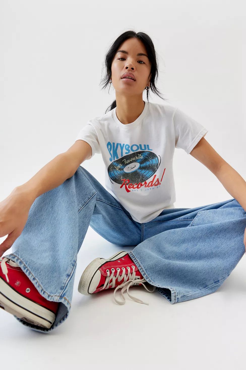 Record Star Soul Slim Tee | Urban Outfitters (US and RoW)