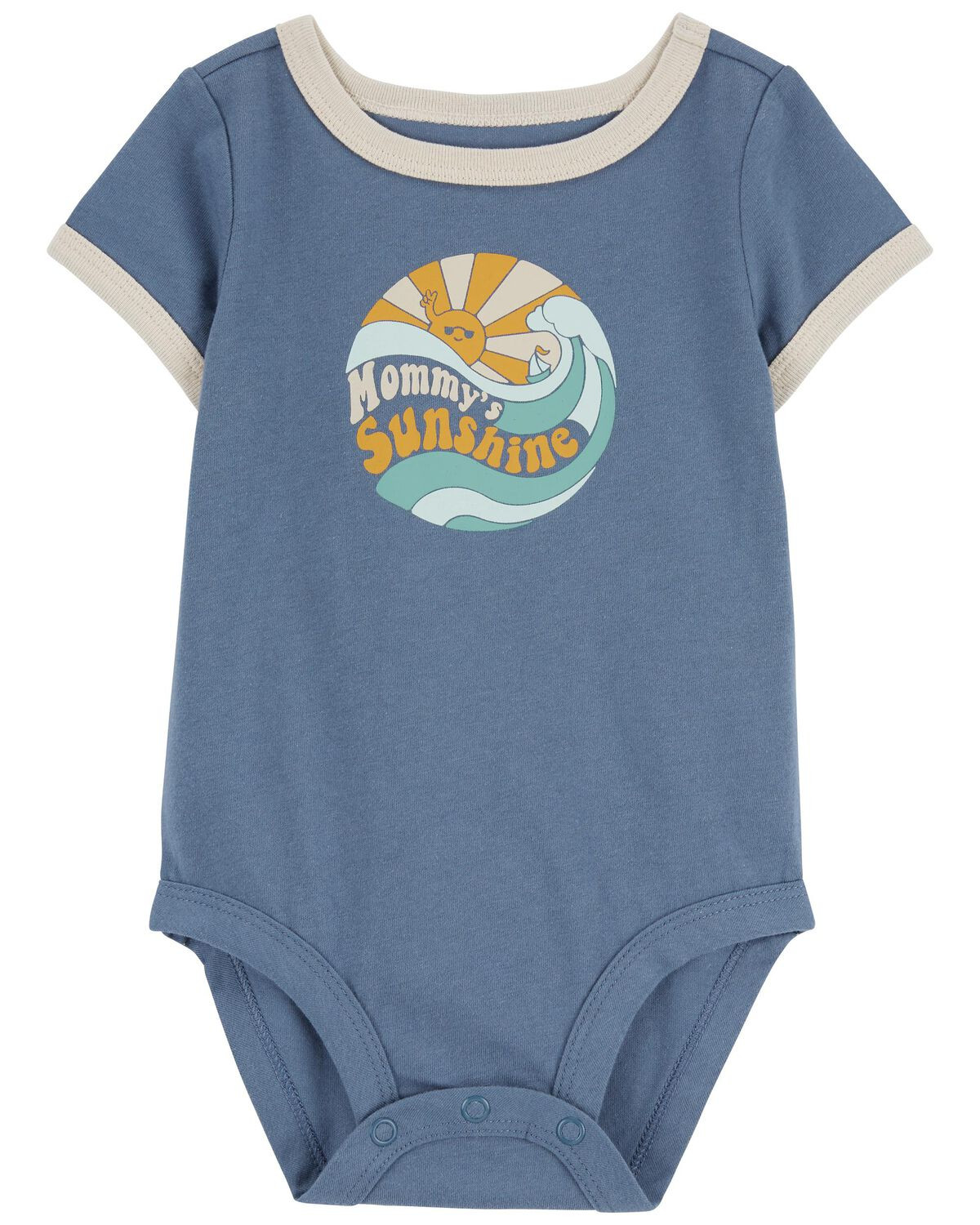 Navy Baby Mommy's Sunshine Cotton Bodysuit | carters.com | Carter's