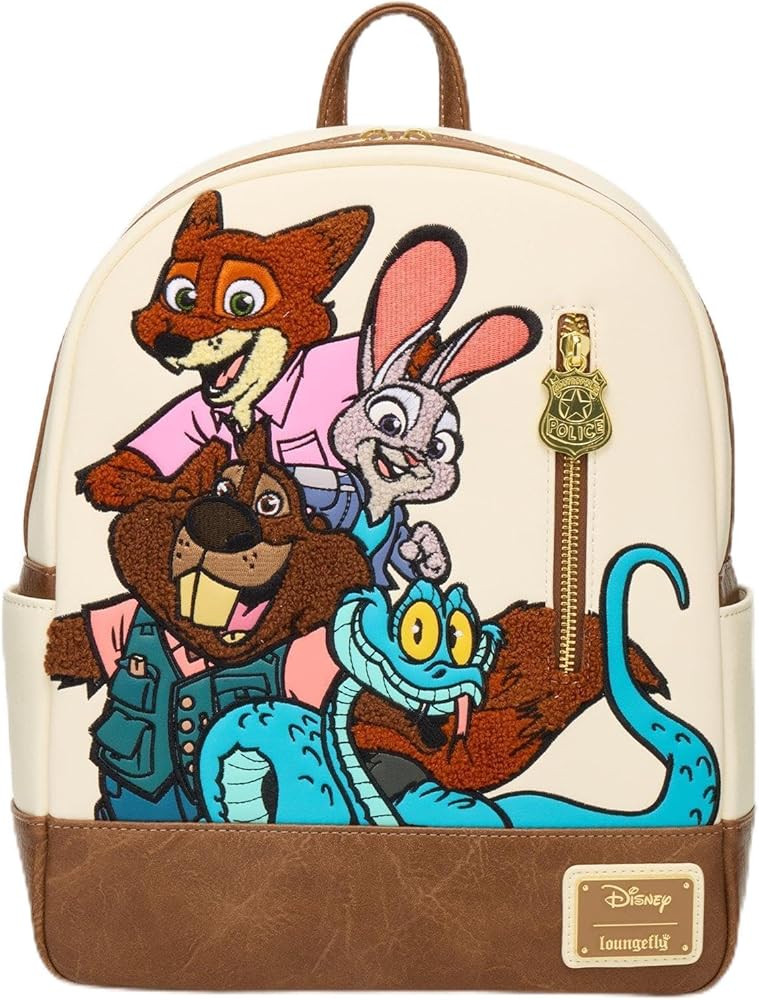 Loungefly Disney Zootopia 2 Chenille Group Portrait Mini Backpack - BoxLunch Exclusive NONE | Amazon (US)