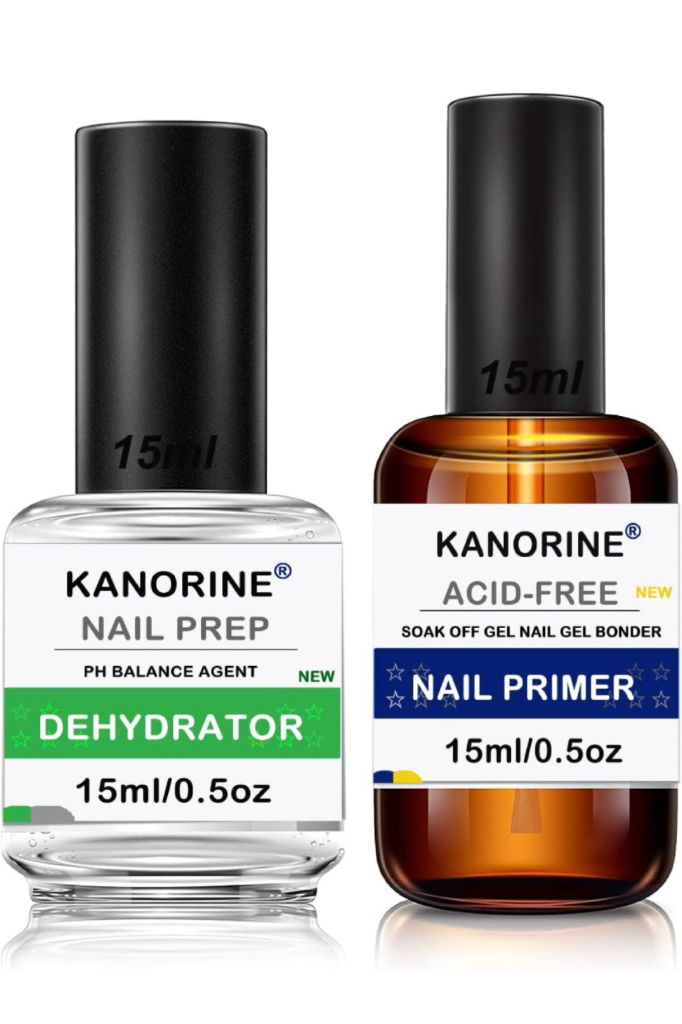 Apply these two before doing your gel nails and they will last longer! 