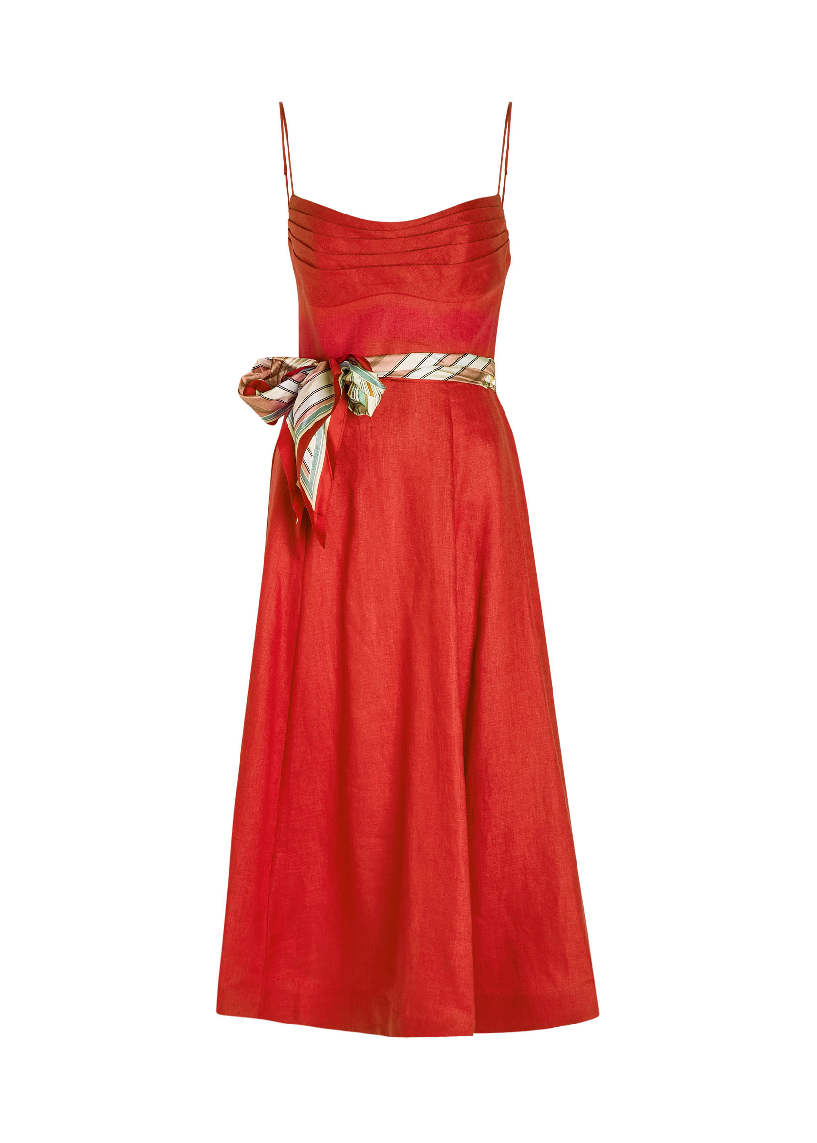 Rebellion belted linen midi dress | Harvey Nichols