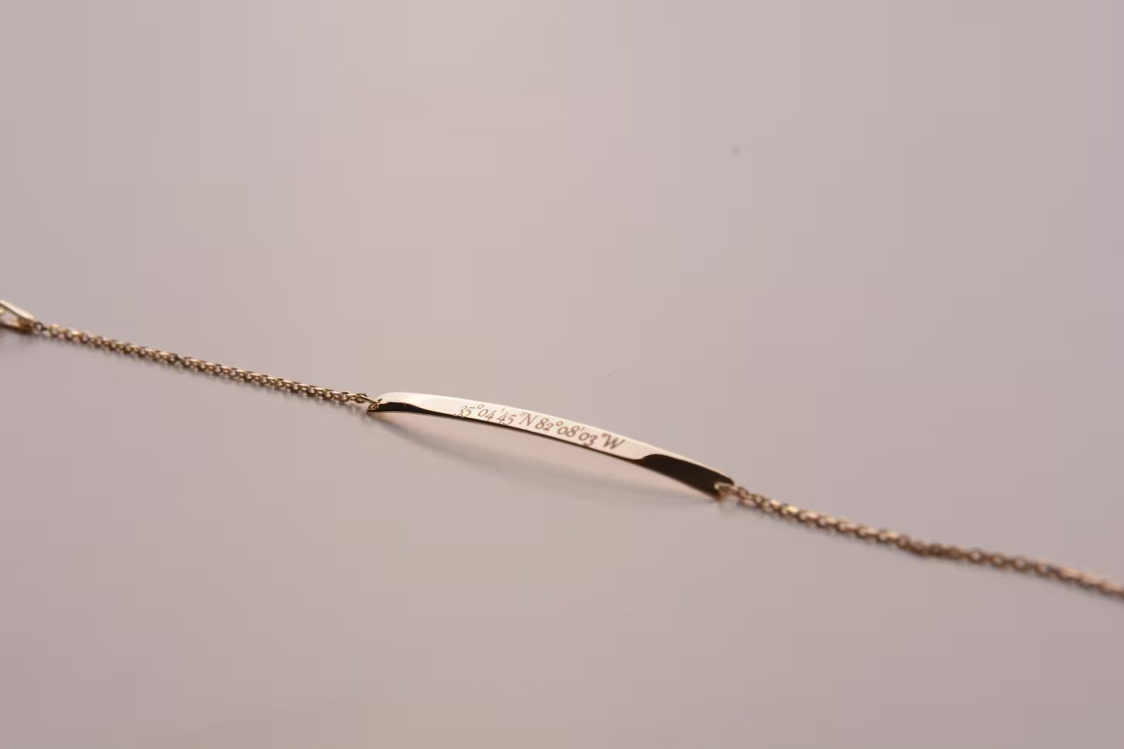 Bar Bracelet, 14K Solid Gold Bar Bracelet, Custom Bar Bracelet, Personalized Bar Bracelet, Engrav... | Etsy (US)