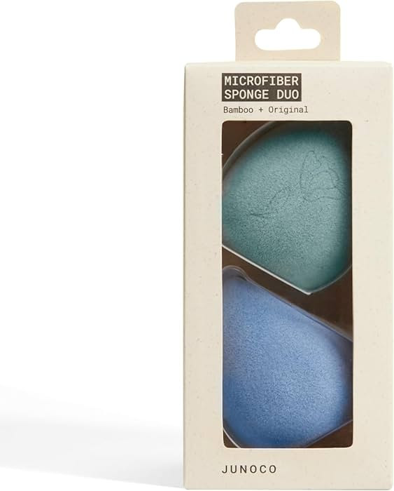 JUNO & Co. Microfiber Makeup Sponge, Dual Layer Technology for Full Coverage Flawless Makeup Blen... | Amazon (US)