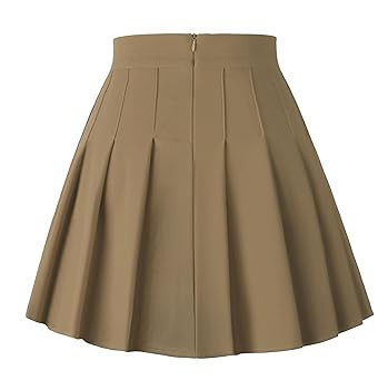 Dressever Women's Pleated Skirts Mini Skater Basic Skirt High Waist Tennis Skirt School Uniform C... | Amazon (US)