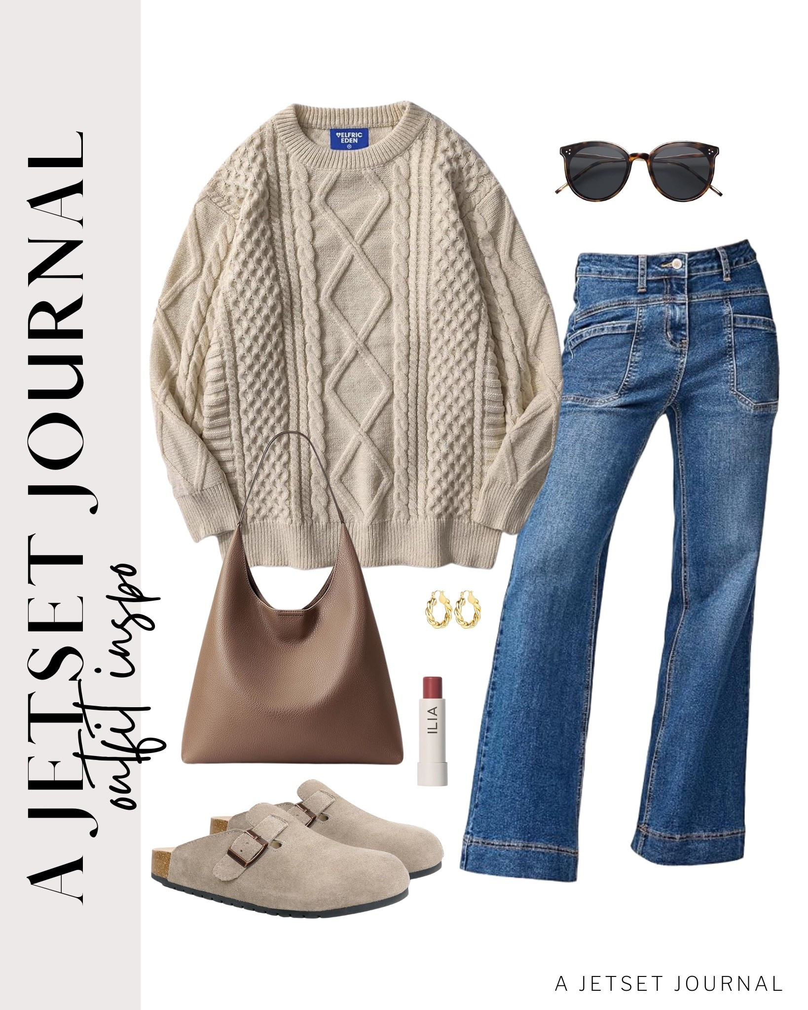 Here's an easy and affordable way to style your sweater and jeans!
ilia lip balm, gold earrings set, high waisted wide leg jeans, trendy look, viral products, casual outfit idea, how to style, ways to style, amazon fashion, affordable style, shoe inspo, fall outfit, fall style

#LTKU #LTKStyleTip #LTKSeasonal
