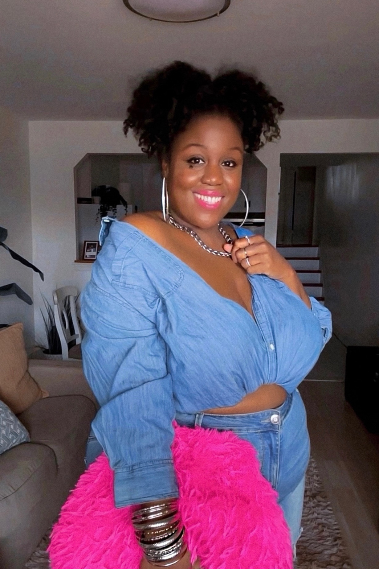 Jeans are old but I tried my best to find distressed jeans. Everything else linked or similar pieces. 

#LTKStyleTip #LTKPlusSize