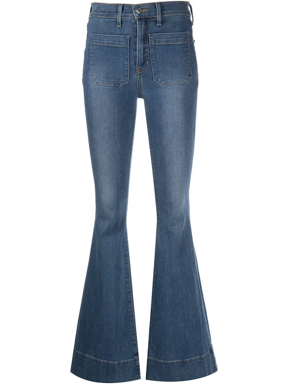 Veronica Beard Sheridan Flared Jeans - Farfetch | Farfetch Global