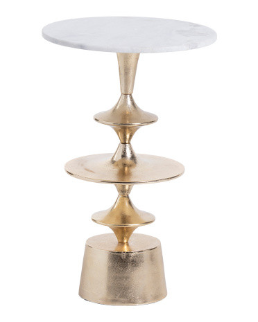 24x16 Marble Top Accent Table | TJ Maxx