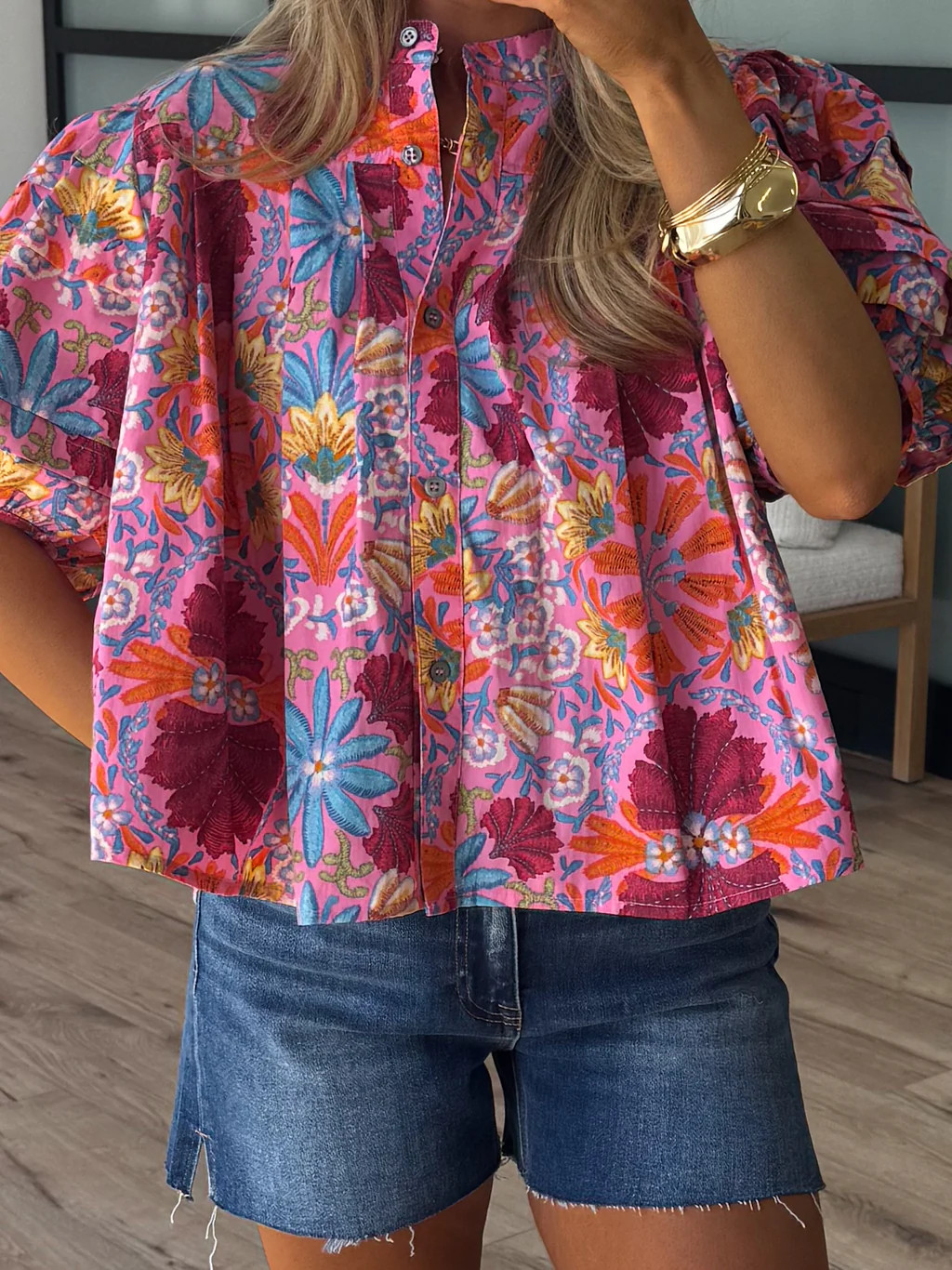 Copacabana Puff Sleeve Blouse | Talulah