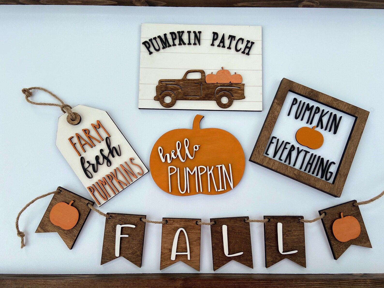Fall Tiered Tray Decor, Fall Decor, Fall Signs, Wooden Tray Decor, Fall, Farmhouse Decor, Farmhou... | Etsy (US)