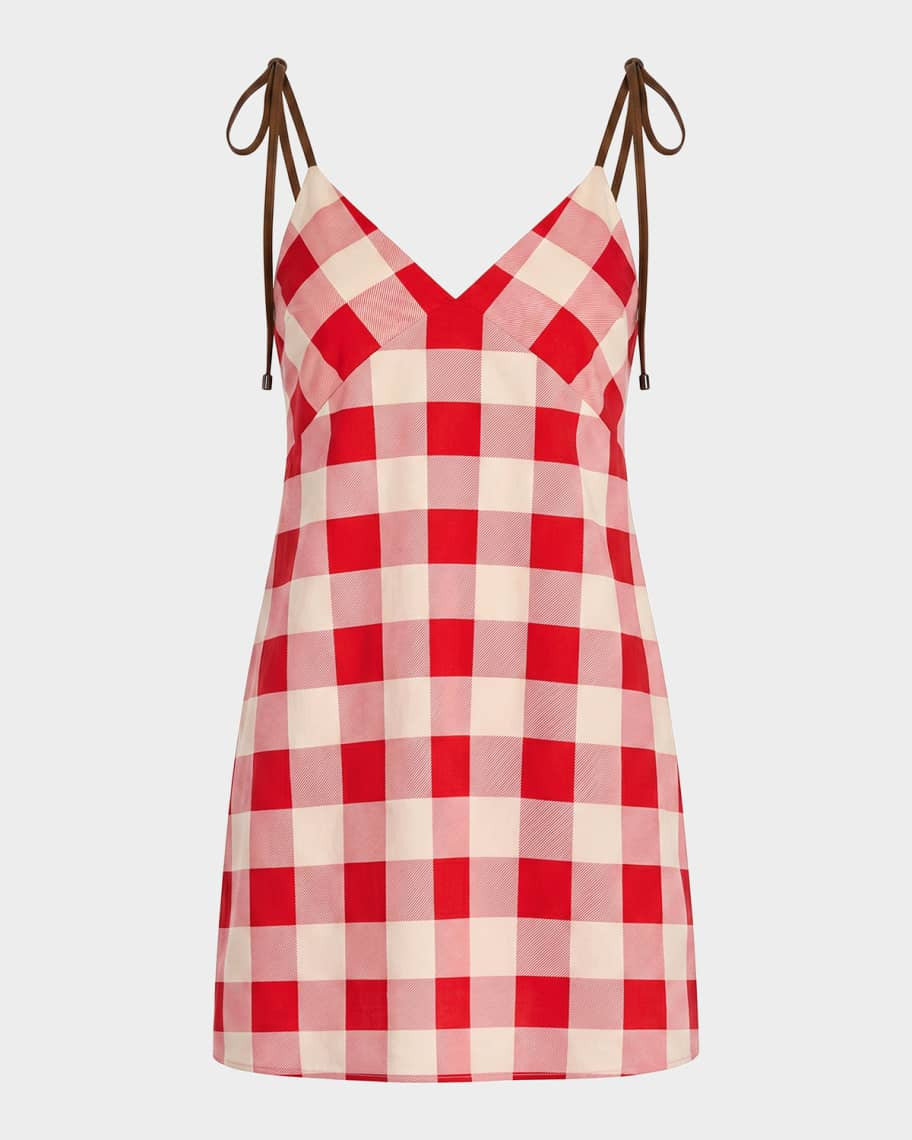Shantie Gingham Mini Dress | Neiman Marcus