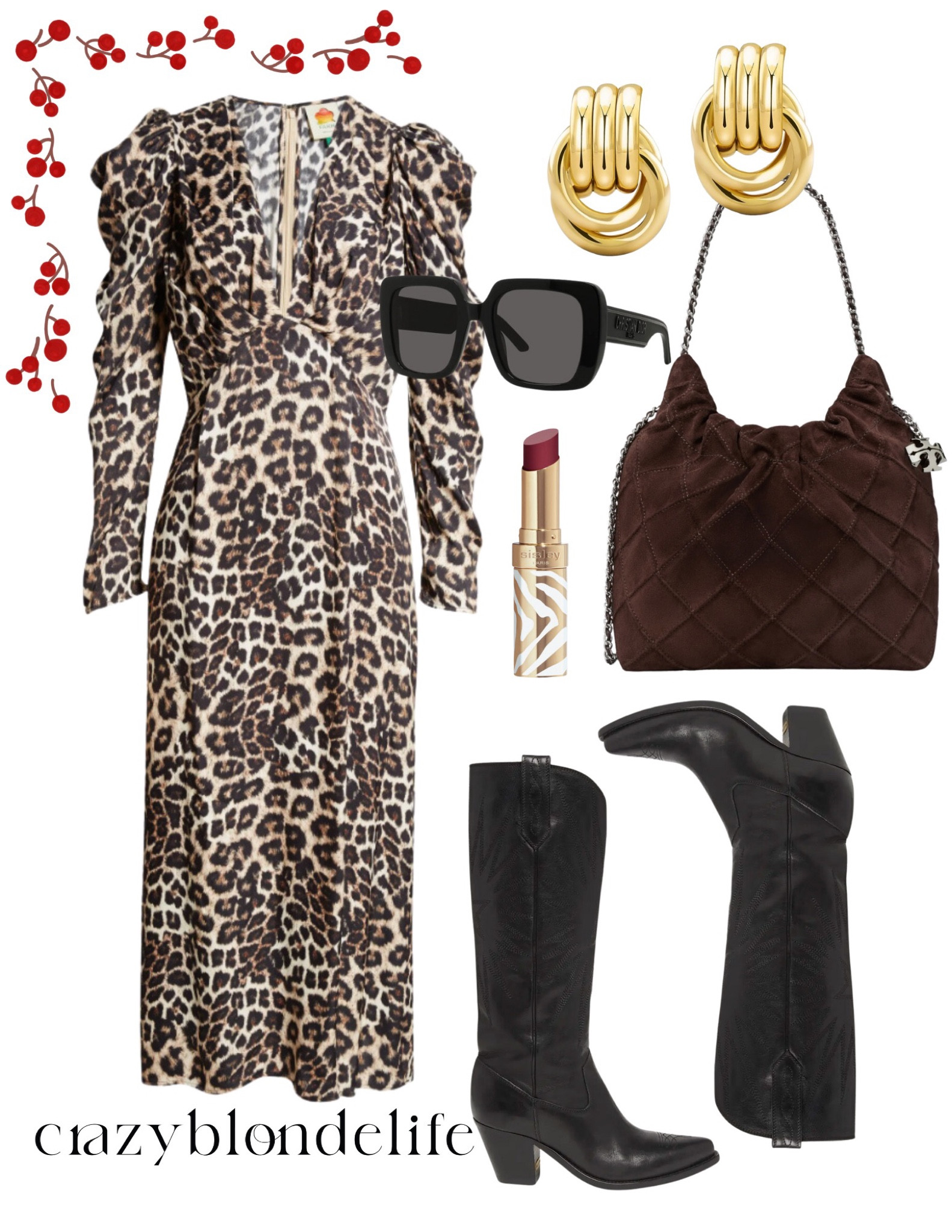 The perfect leopard dress!🖤🐆🤎👜

#LTKSeasonal #LTKOver40 #LTKHoliday
