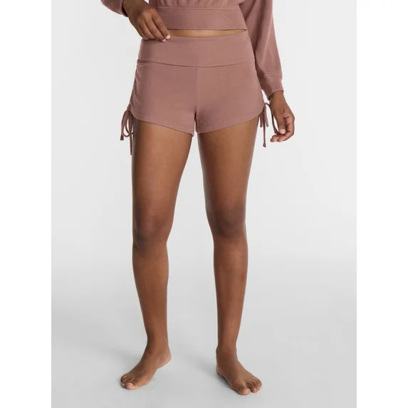 No Boundaries Waffle Knit Sleep Shorts, 2.5'' Inseam, Women’s XS-2X | Walmart (US)