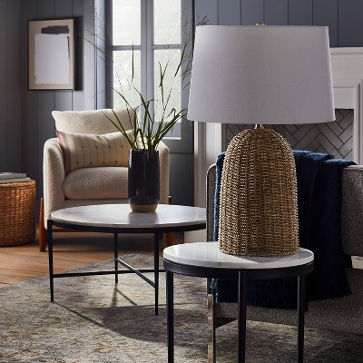Large Seagrass Table Lamp (Includes LED Light Bulb) Natural - Threshold™ designed with Studio M... | Target
