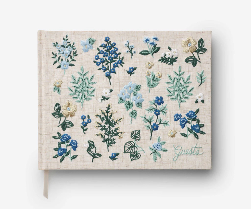 Embroidered Guest Book - Wildwood | Rifle Paper Co.