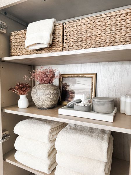 Linen cabinet! Love these organic towels!

#LTKhome