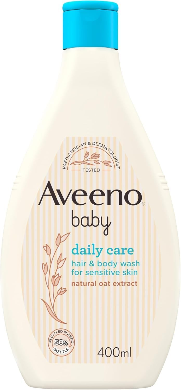 Aveeno Baby Daily Care Hair and Body Wash (1 x 400 ml), Tear-Free Baby Wash with Gentle Fragrance... | Amazon (UK)
