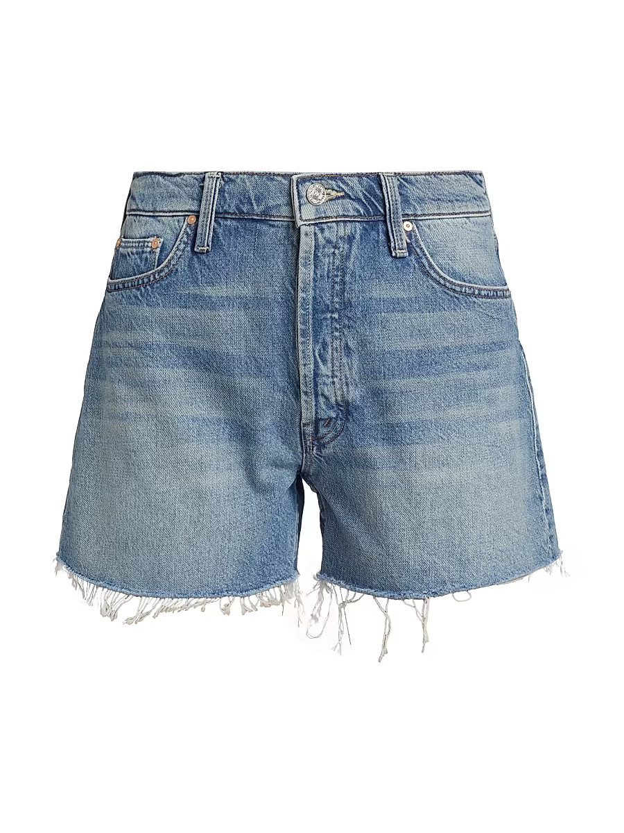 Women's The Skipper Fray Denim Shorts - Leap At The Chance - Size 25 | Saks Fifth Avenue