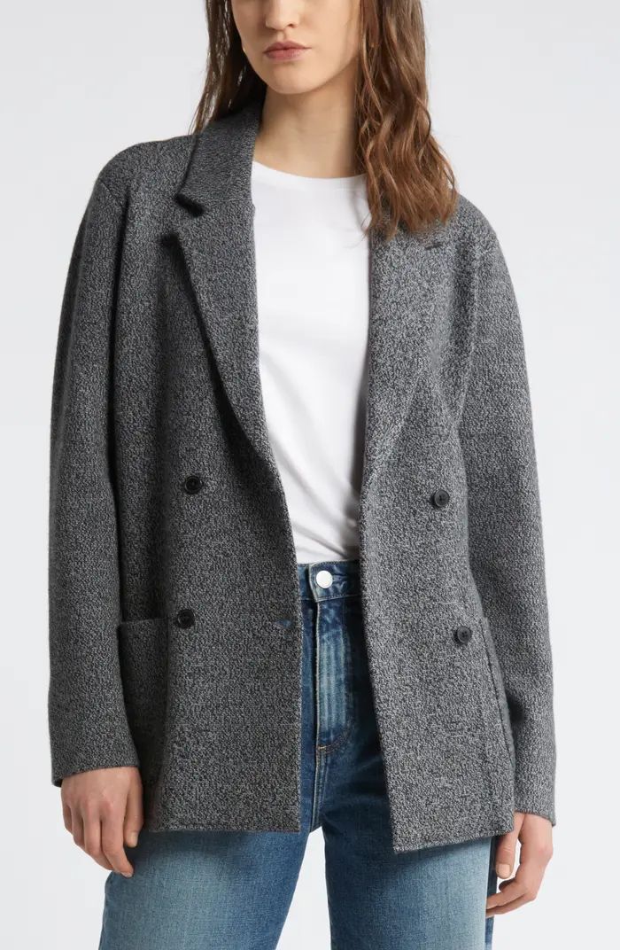 Marled Doubled Breasted Knit Blazer | Nordstrom