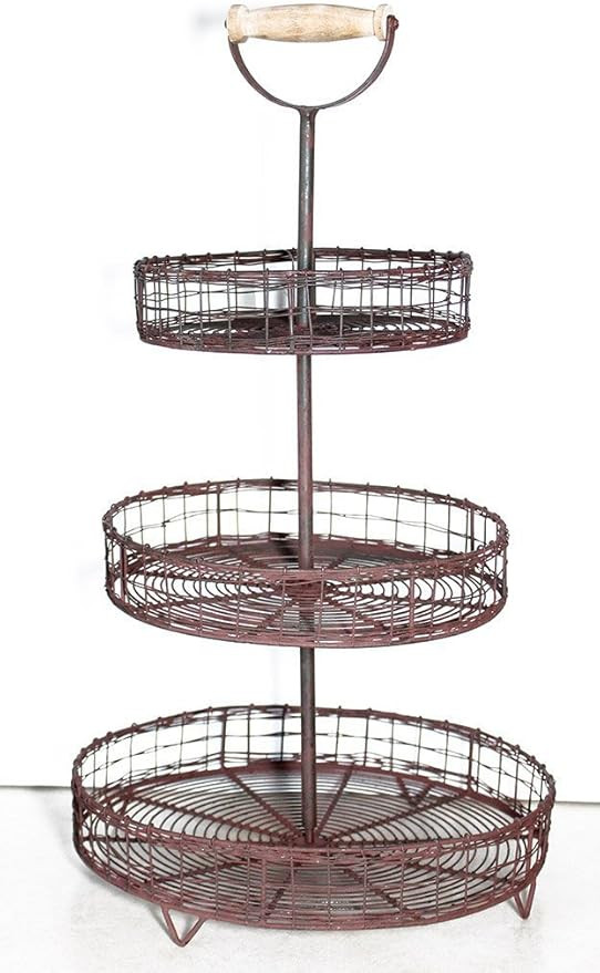 Three Tier Wire Stand with Handle | Amazon (US)