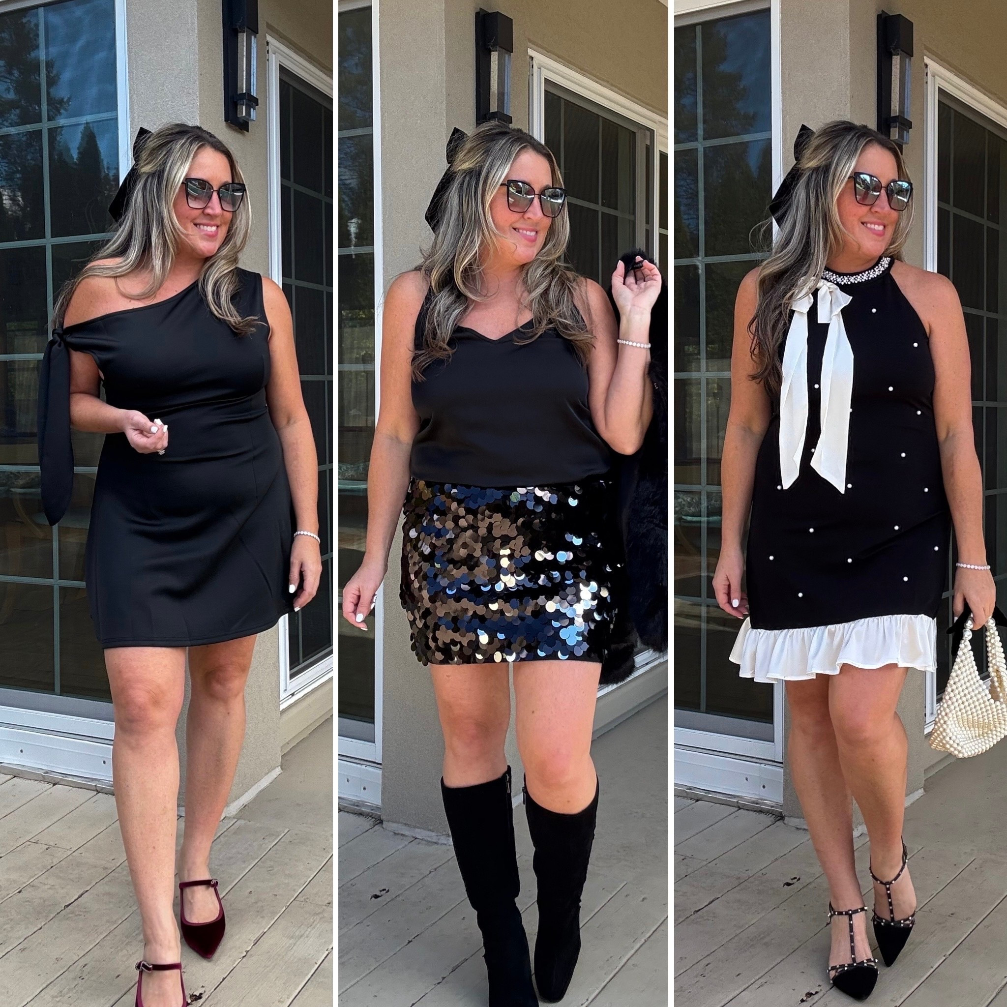 Holiday Style Inspo✨
Keep it  Chic in Black over the Holidays! 

#LTKSeasonal #LTKHoliday #LTKFindsUnder50