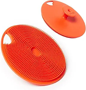 Boie USA Body Scrubber with Handle - Hygienic, Exfoliating Loofah Alternative - Feels Like Silico... | Amazon (US)