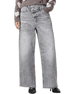 AllSaints Women's AKI Crossover Jean | Amazon (US)