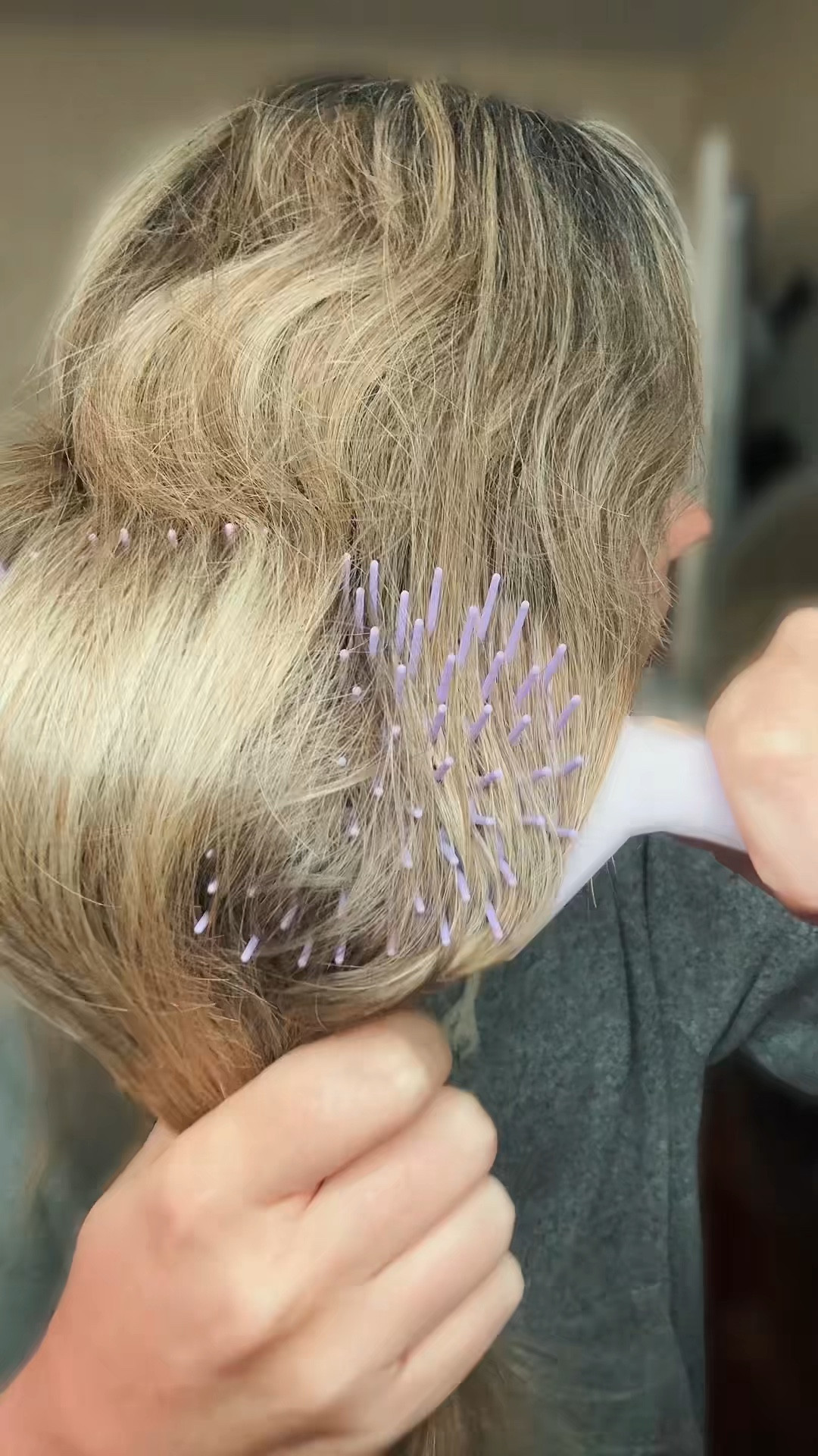 This brush glides through my hair with no pulling 👀

Detangles so easily, reduces breakage, and leaves my hair feeling smooth and soft.

Perfect for everyday use oh and works on dry or wet hair! 

#LTKMothersDay #LTKselfcare #LTKBeauty