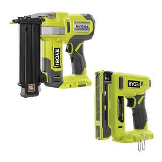 ONE+ 18V 18-Gauge Cordless AirStrike Brad Nailer with Cordless Compression Drive 3/8 in. Crown St... | The Home Depot