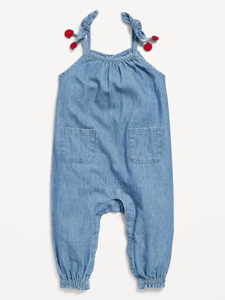 Sleeveless Heart-Pocket Jumpsuit for Baby | Old Navy (US)