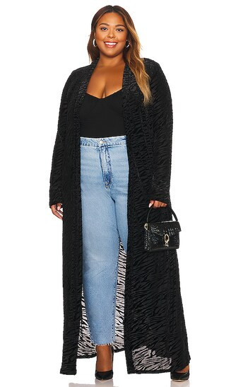 Edina Duster in Black Tiger | Revolve Clothing (Global)